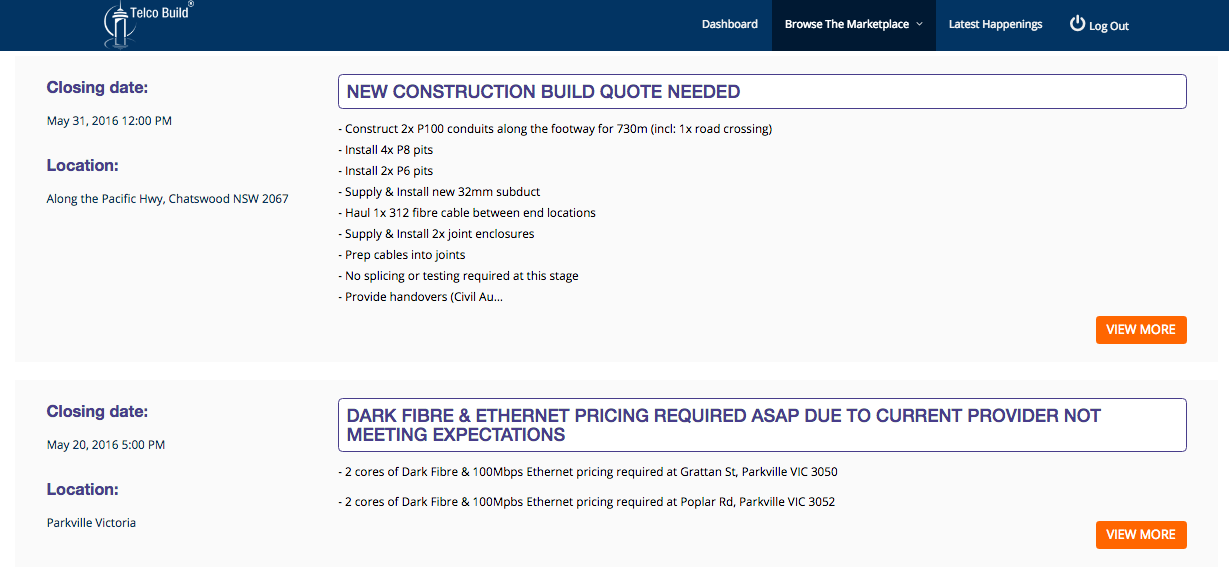 List-tenders-Telco Marketplace
